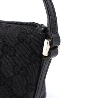 Gucci 039 1103 Black GG Boat Pochette