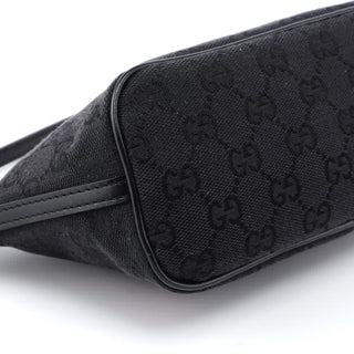 Gucci 039 1103 Black GG Boat Pochette