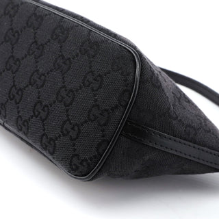 Gucci 039 1103 Black GG Boat Pochette