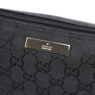 Gucci 039 1103 Black GG Boat Pochette