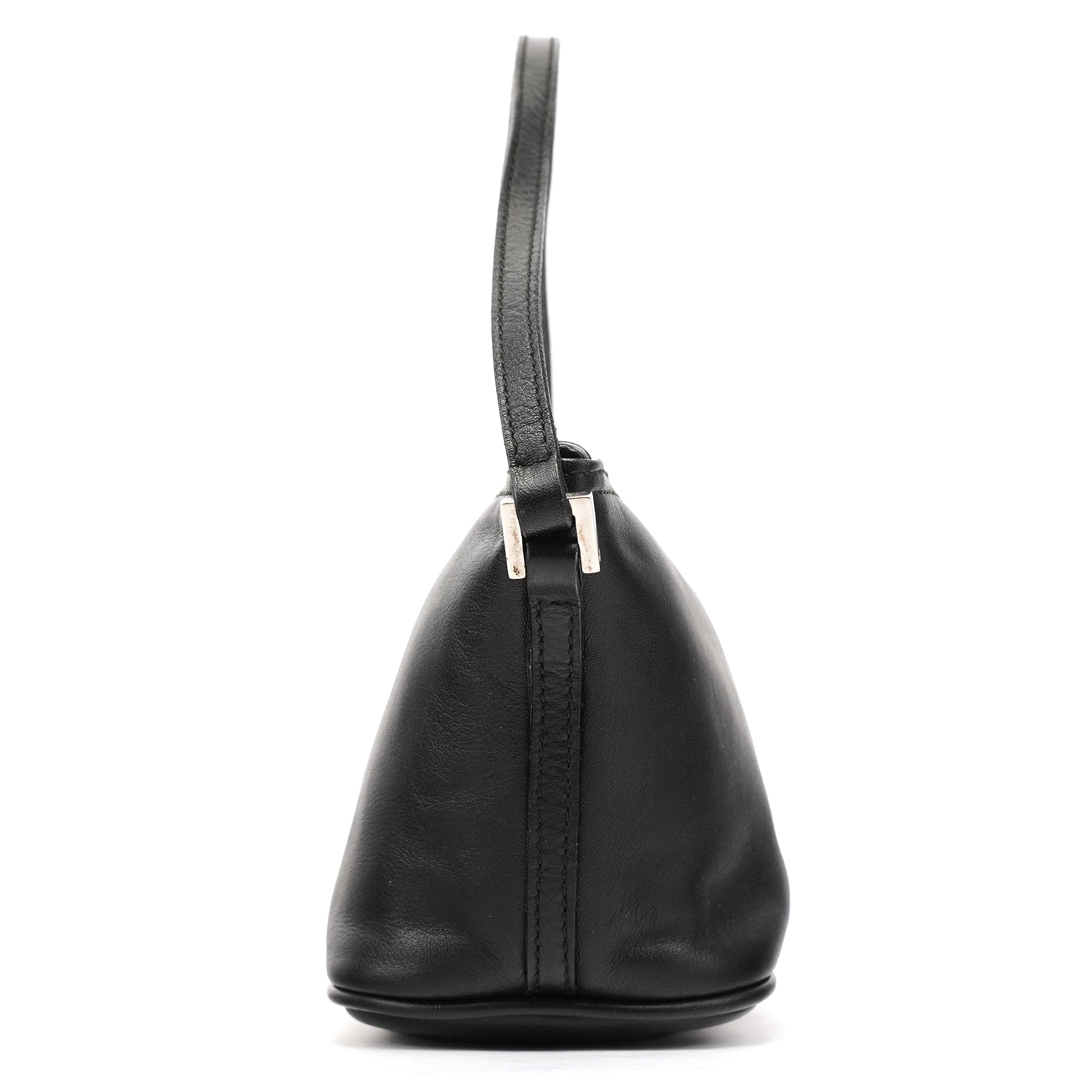 Gucci 039 1103 Black Leather Pochette