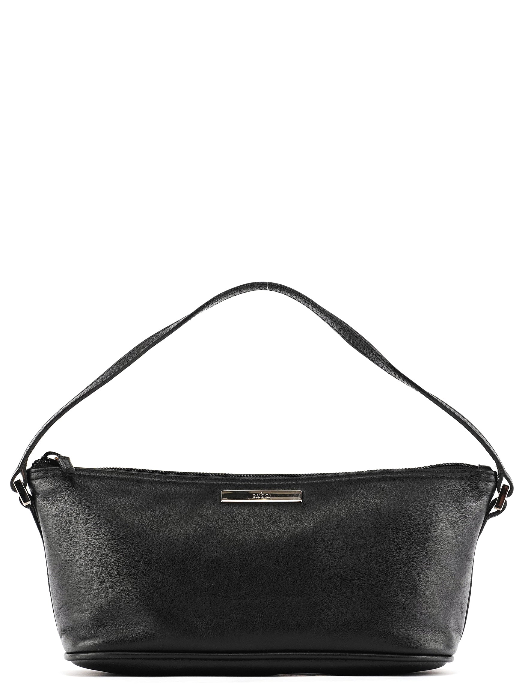 Gucci 039 1103 Black Leather Pochette