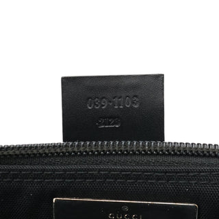 Gucci 039 1103 Black Nylon Boat Pochette