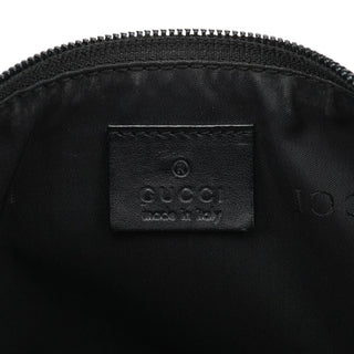 Gucci 039 1103 Black Nylon Boat Pochette