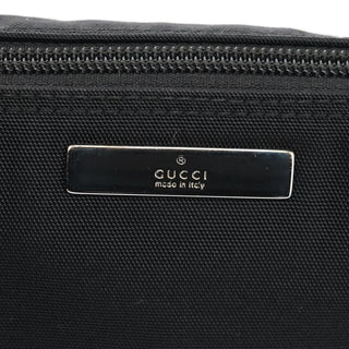 Gucci 039 1103 Black Nylon Boat Pochette