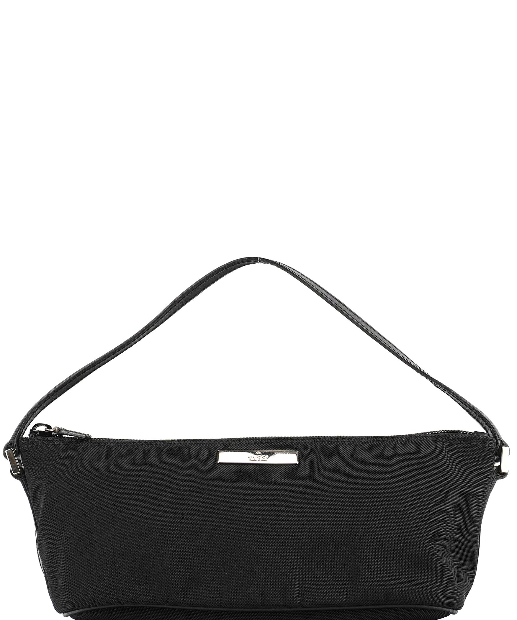 Gucci 039 1103 Black Nylon Boat Pochette