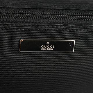 Gucci 039 1103 Black Nylon Boat Pochette