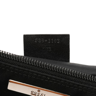 Gucci 039 1103 Black Nylon Boat Pochette