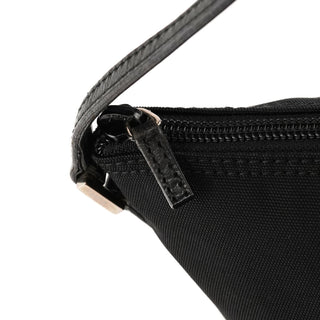Gucci 039 1103 Black Nylon Boat Pochette