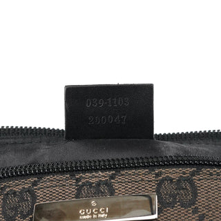 Gucci 039 1103 Brown GG Boat Pochette
