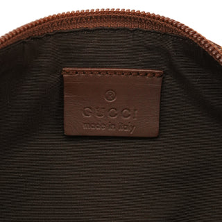 Gucci 039 1103 Brown GG Boat Pochette