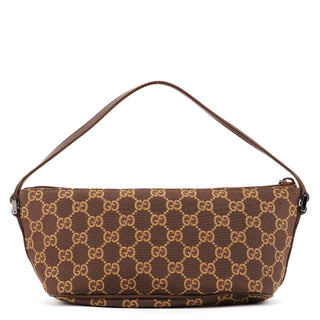 Gucci 039 1103 Brown GG Boat Pochette