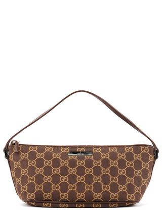 Gucci 039 1103 Brown GG Boat Pochette