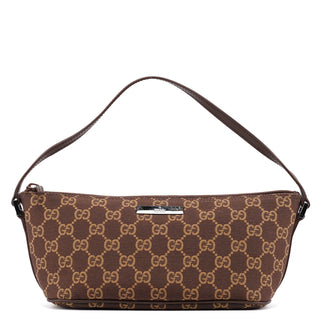 Gucci 039 1103 Brown GG Boat Pochette