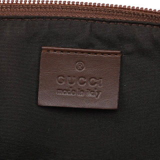 Gucci 039 1103 Brown GG Boat Pochette