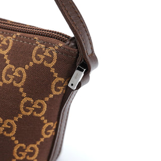 Gucci 039 1103 Brown GG Boat Pochette