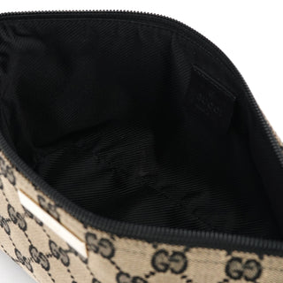 Gucci 039 1103 Grey Black GG Boat Pochette