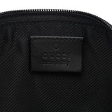 Gucci 039 1103 Grey Black GG Boat Pochette