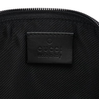 Gucci 039 1103 Grey Black GG Boat Pochette