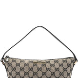 Gucci 039 1103 Grey Black GG Boat Pochette