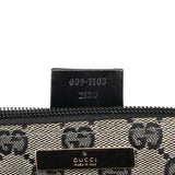 Gucci 039 1103 Grey Black GG Boat Pochette