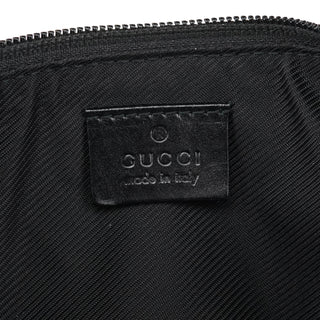 Gucci 039 1103 Grey Black GG Boat Pochette