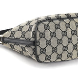 Gucci 039 1103 Grey Black GG Boat Pochette