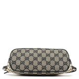 Gucci 039 1103 Grey Black GG Boat Pochette