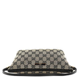 Gucci 039 1103 Grey Black GG Boat Pochette