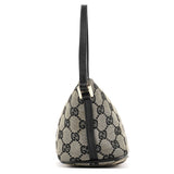 Gucci 039 1103 Grey Black GG Boat Pochette
