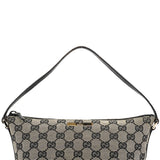 Gucci 039 1103 Grey Black GG Boat Pochette