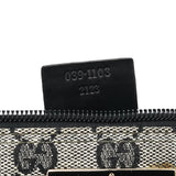 Gucci 039 1103 Grey Black GG Boat Pochette