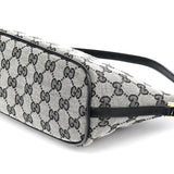 Gucci 039 1103 Grey Black GG Boat Pochette