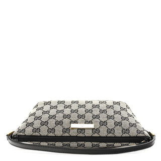 Gucci 039 1103 Grey Black GG Boat Pochette