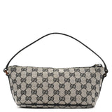 Gucci 039 1103 Grey Black GG Boat Pochette