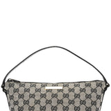 Gucci 039 1103 Grey Black GG Boat Pochette