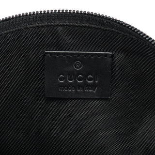Gucci 039 1103 Grey Black GG Boat Pochette