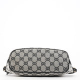 Gucci 039 1103 Grey Black GG Boat Pochette