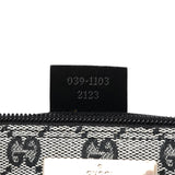 Gucci 039 1103 Grey Black GG Boat Pochette