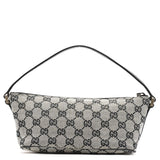 Gucci 039 1103 Grey Black GG Boat Pochette