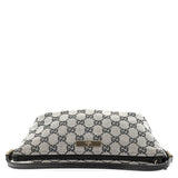 Gucci 039 1103 Grey Black GG Boat Pochette