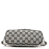 Gucci 039 1103 Grey Black GG Boat Pochette