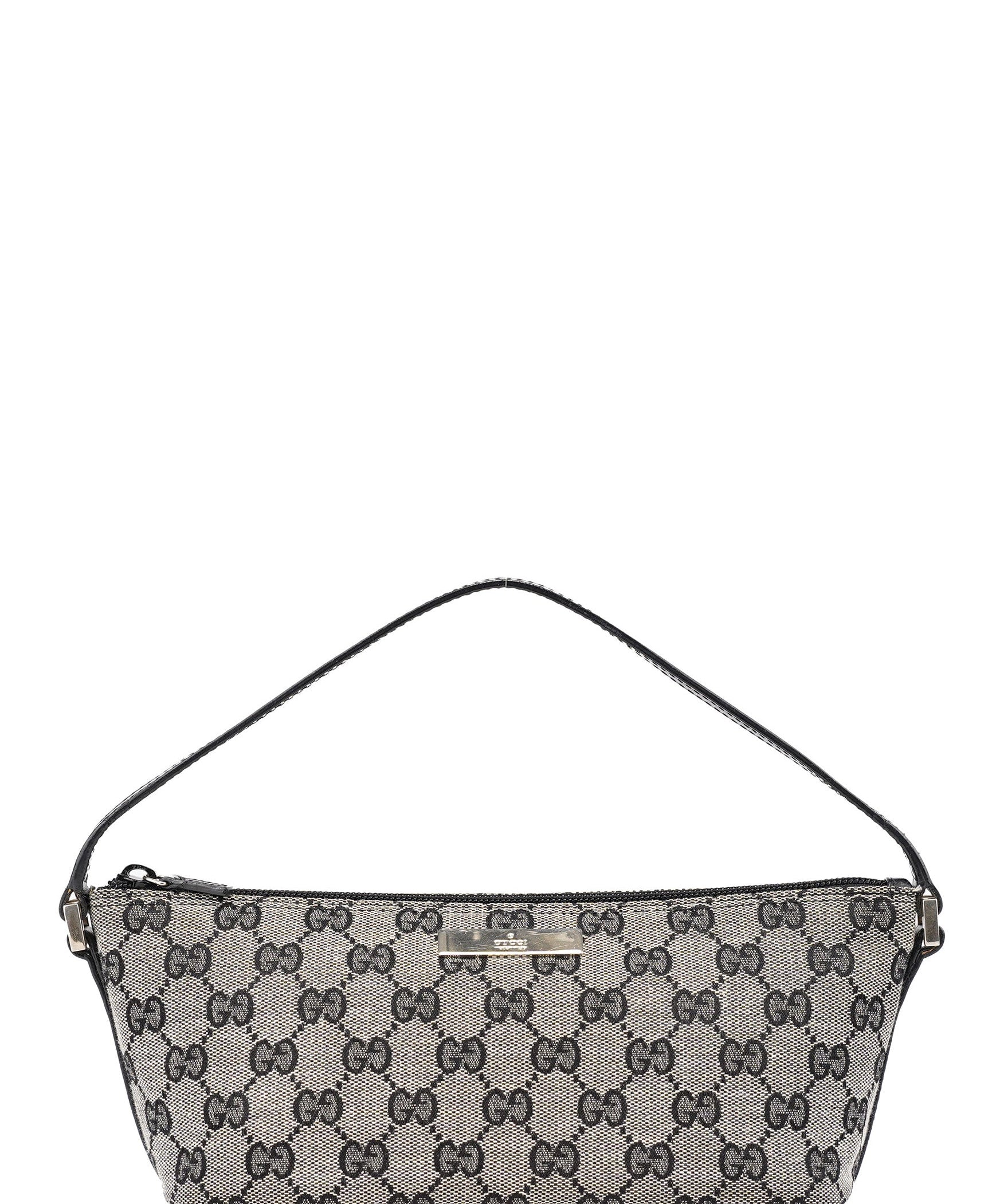 Gucci 039 1103 Grey GG Boat Pochette