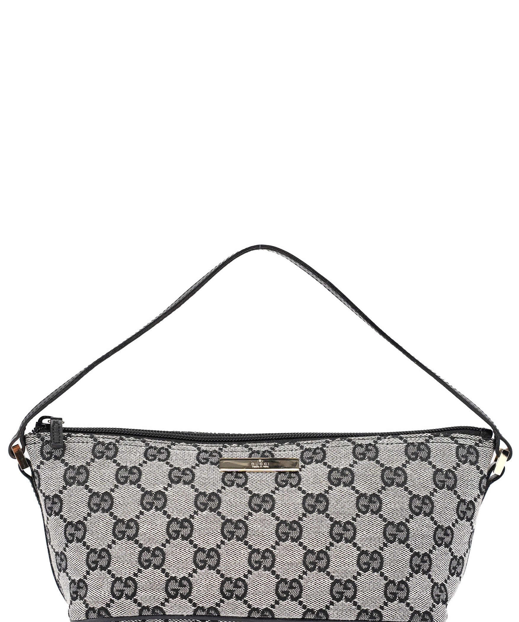 Gucci 039 1103 Grey GG Boat Pochette