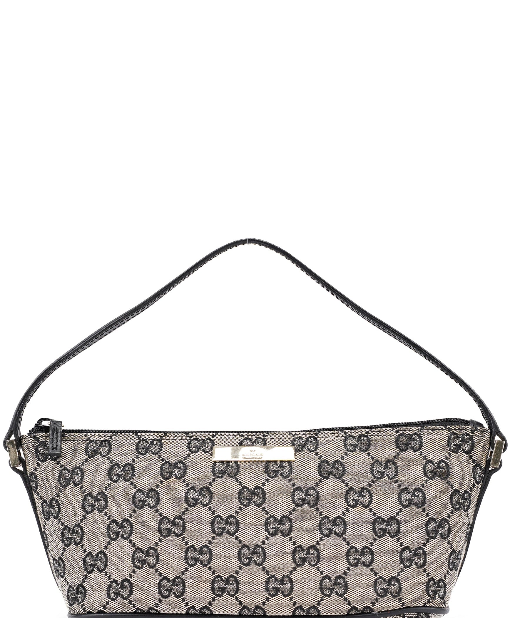 Gucci 039 1103 Grey GG Boat Pochette