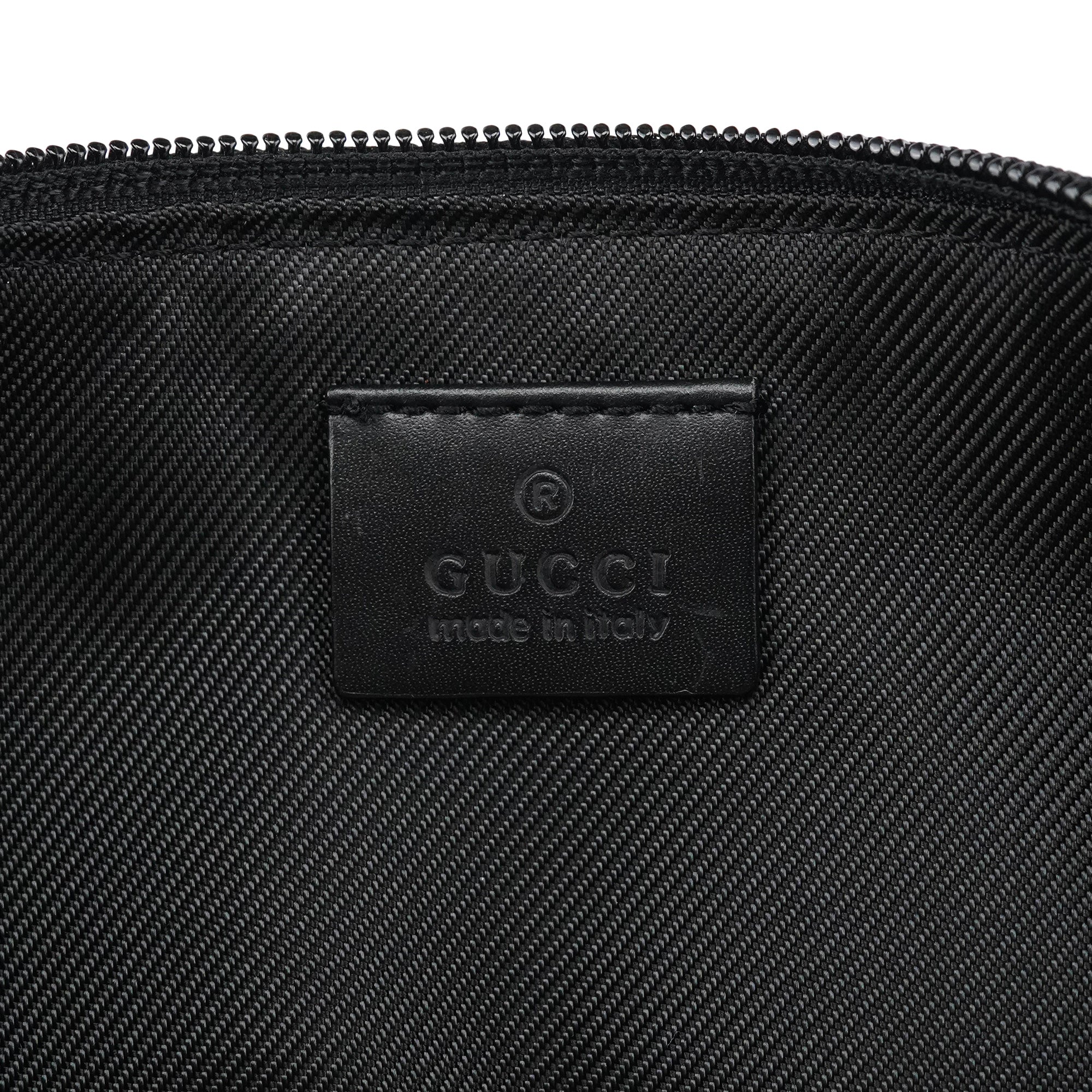 Gucci 039 1103 Grey GG Boat Pochette