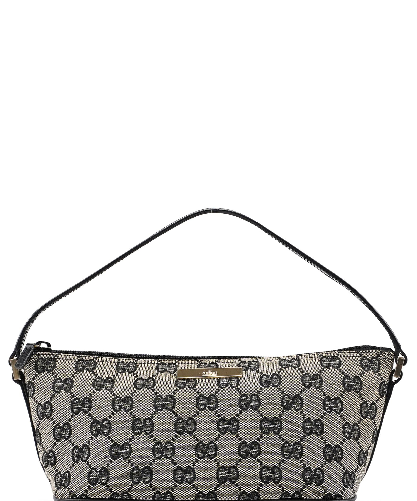 Gucci 039 1103 Grey GG Boat Pochette