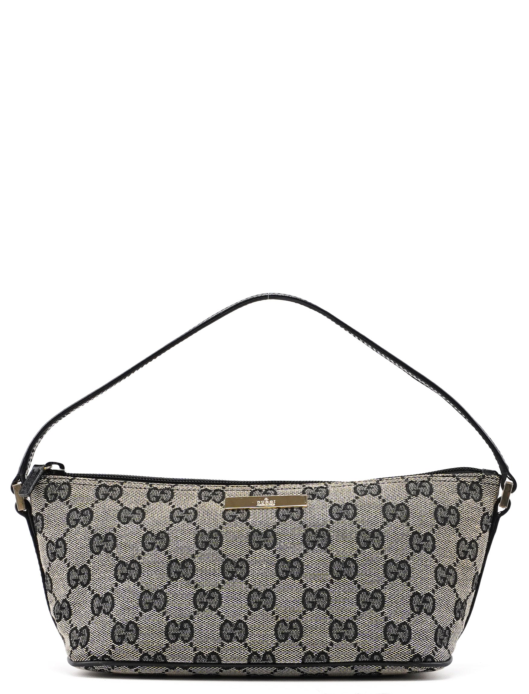 Gucci 039 1103 Grey GG Boat Pochette