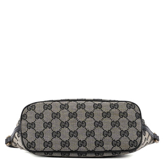 Gucci 039 1103 Grey GG Boat Pochette