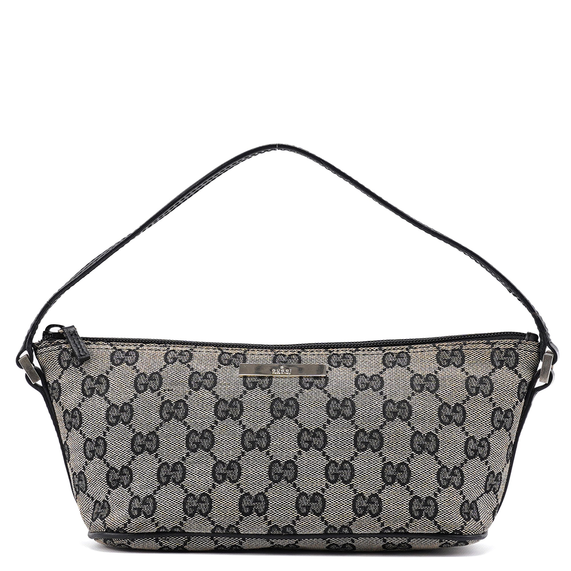 Gucci 039 1103 Grey GG Boat Pochette